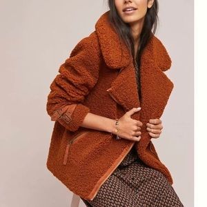Anthropologie Marrakech Teddy Coat